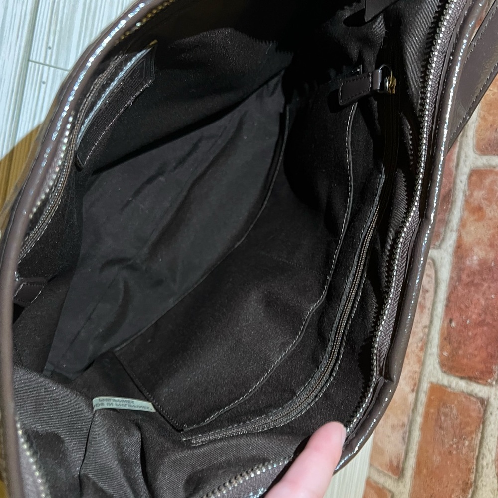 Signature Brown Coach Purse - Picture 11 of 14